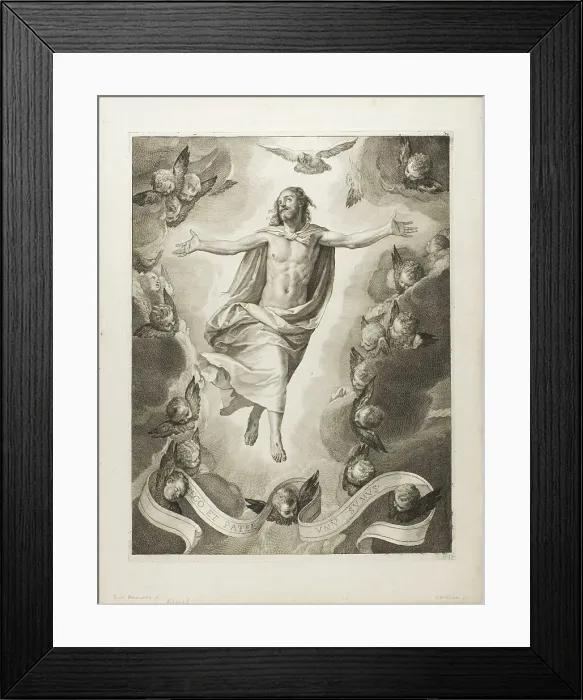 Framed Print : The Resurrection, c. 1655. Creator: Cornelis de Visscher