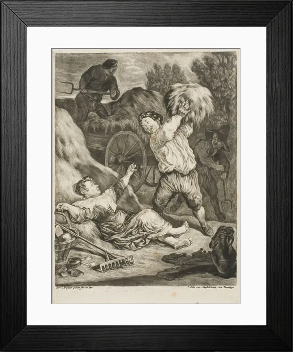 Framed Print : July, n.d. Creator: Cornelis Dusart Framed Print : July, n.d. Creator: Cornelis Dusart