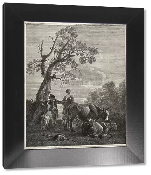 A Resting Herd, n.d. Creator: Cornelis de Visscher