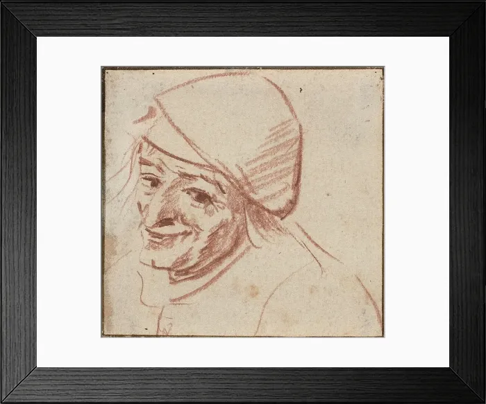 Framed Print : Head of a Peasant, n.d. Creator: Egbert van Heemskerk Framed Print : Head of a Peasant, n.d. Creator: Egbert van Heemskerk