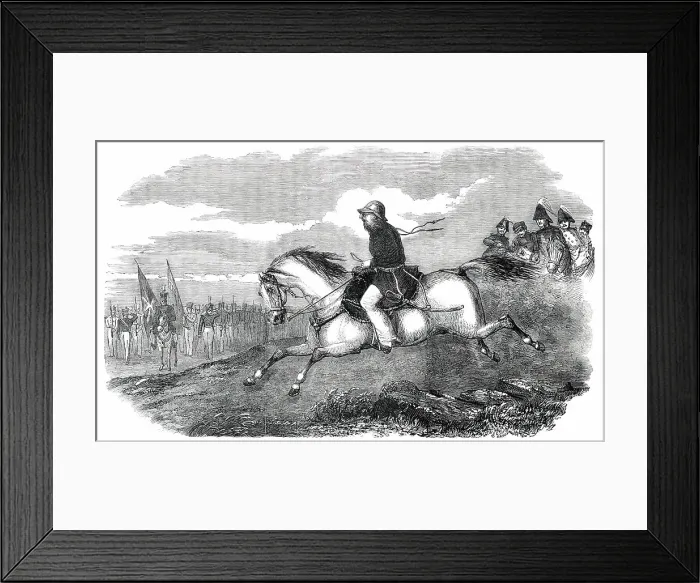 Framed Print : Commander-in-Chief Sir Charles Napier - from a recent sketch, 1850. Creator: Unknown