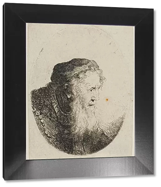 Bearded Old Man in a Skull Cap, n.d. Creator: Ferdinand Bol