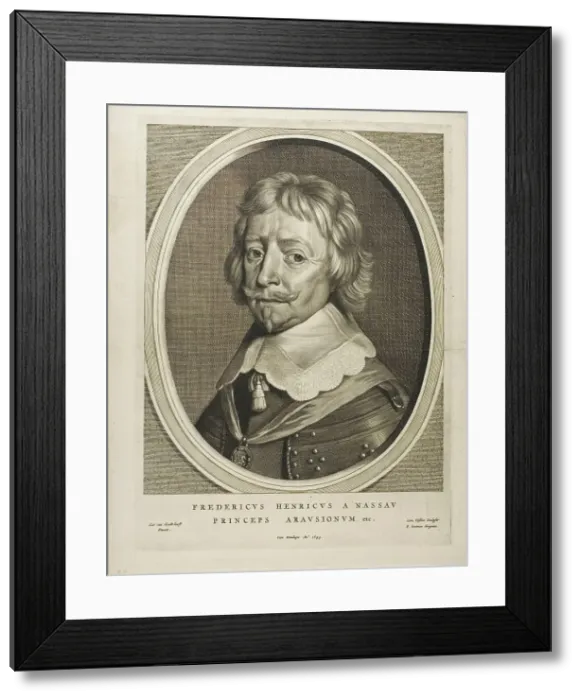 Framed Print : Frederic Henry of Nassau, n.d. Creator: Cornelis de Visscher Framed Print : Frederic Henry of Nassau, n.d. Creator: Cornelis de Visscher
