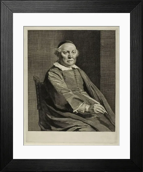 Framed Print : Lieven van Coppenol, n.d. Creator: Cornelis de Visscher Framed Print : Lieven van Coppenol, n.d. Creator: Cornelis de Visscher