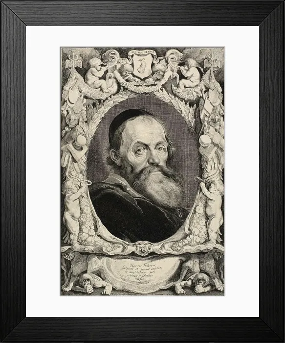 Framed Print : Portrait of Hendrik Goltzius, c. 1649. Creator: Jonas Suyderhoef Framed Print : Portrait of Hendrik Goltzius, c. 1649. Creator: Jonas Suyderhoef
