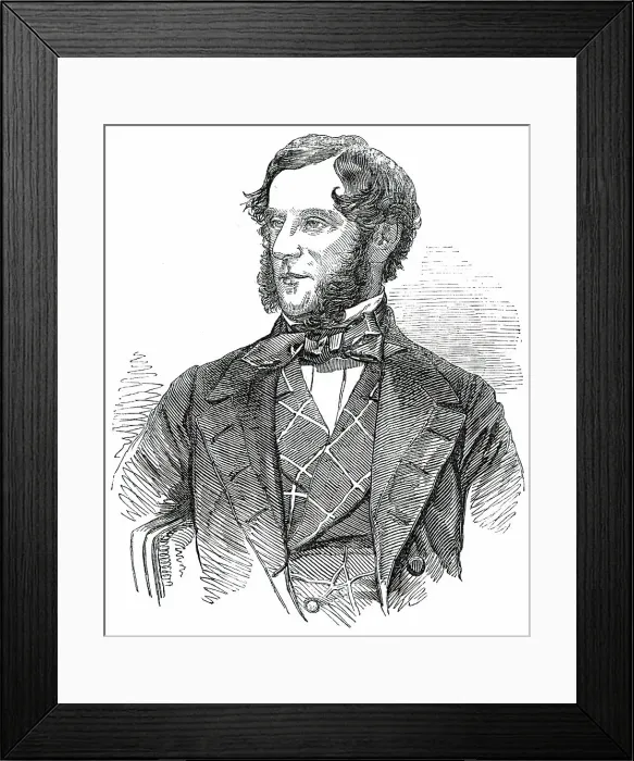 Framed Print : Mr. John Sadleir, M.P. for Carlow, 1850. Creator: Unknown Framed Print : Mr. John Sadleir, M.P. for Carlow, 1850. Creator: Unknown