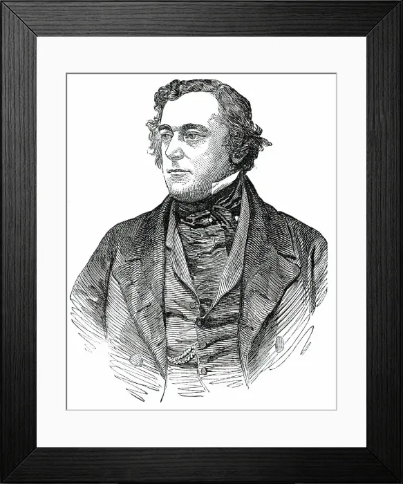 Framed Print : Henry Tufnell, Esq. M.P. for Devonport, 1850. Creator: Unknown Framed Print : Henry Tufnell, Esq. M.P. for Devonport, 1850. Creator: Unknown