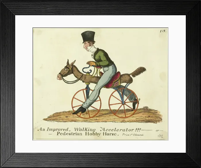Framed Print : Pedestrian Hobby Horse, n.d. Creator: JL Marks Framed Print : Pedestrian Hobby Horse, n.d. Creator: JL Marks