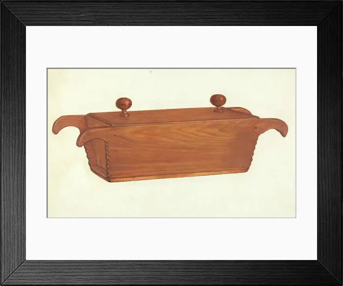 Framed Print : Dough Trough, c. 1953. Creator: Charles Charon Framed Print : Dough Trough, c. 1953. Creator: Charles Charon