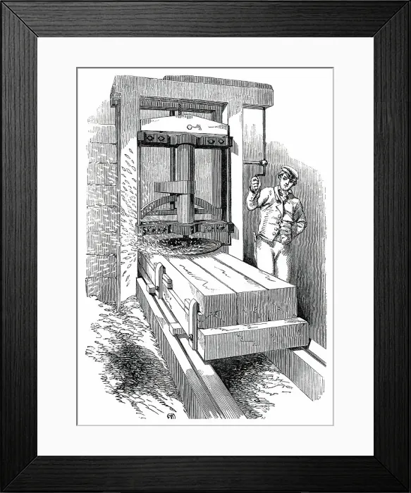 Framed Print : The Great Exhibition Building in Hyde Park - Circular Cutting Machine, 1850. Creator: Unknown Framed Print : The Great Exhibition Building in Hyde Park - Circular Cutting Machine, 1850. Creator: Unknown