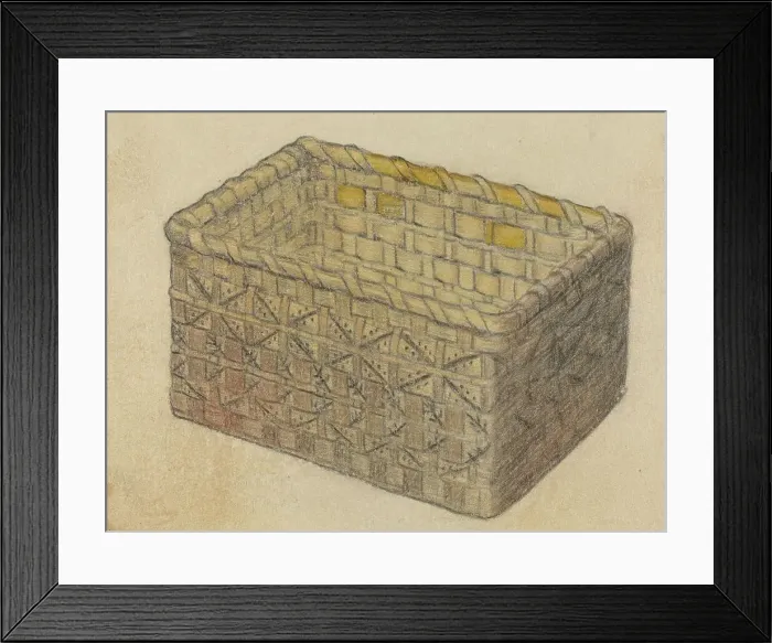 Framed Print : Basket, 1935 / 1942. Creator: Charles Charon Framed Print : Basket, 1935 / 1942. Creator: Charles Charon
