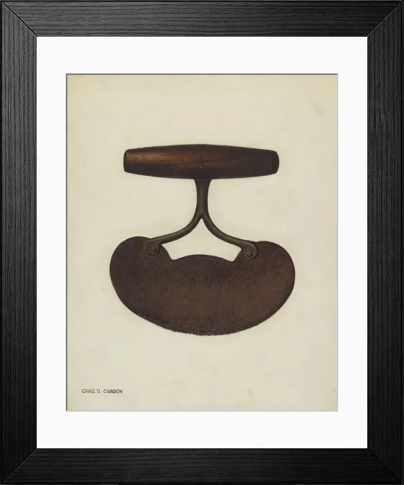 Framed Print : Chopping Knife, c. 1940. Creator: Charles Charon Framed Print : Chopping Knife, c. 1940. Creator: Charles Charon