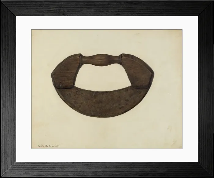 Framed Print : Chopping Knife, c. 1940. Creator: Charles Charon Framed Print : Chopping Knife, c. 1940. Creator: Charles Charon