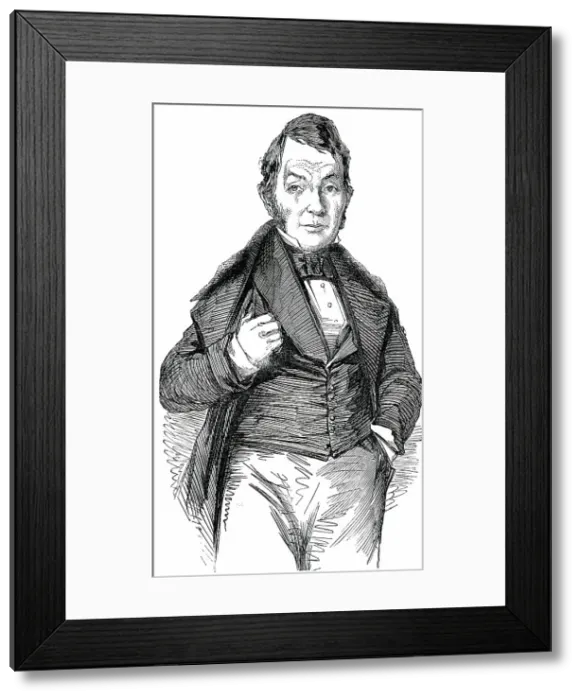 Framed Print : The late Mr. Wombwell, 1850. Creator: Unknown Framed Print : The late Mr. Wombwell, 1850. Creator: Unknown