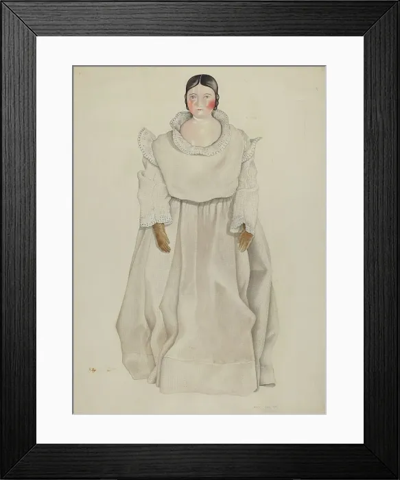 Framed Print : China Headed Doll, 1935 / 1942. Creator: William Paul Childers Framed Print : China Headed Doll, 1935 / 1942. Creator: William Paul Childers
