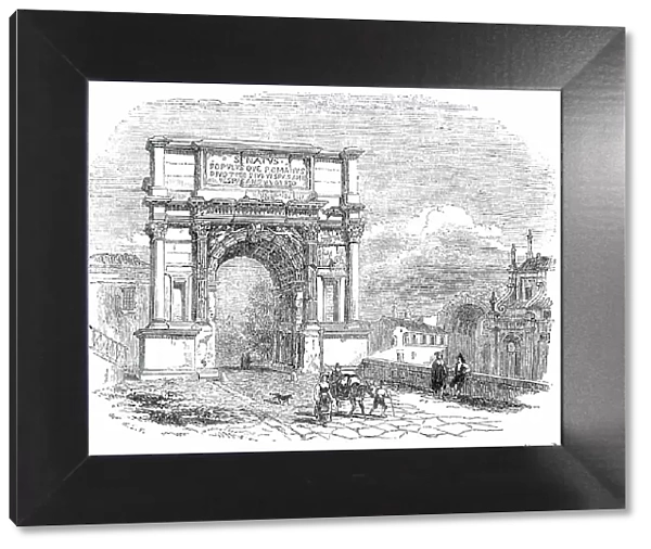 Arch of Titus - Rome, 1850. Creator: Unknown