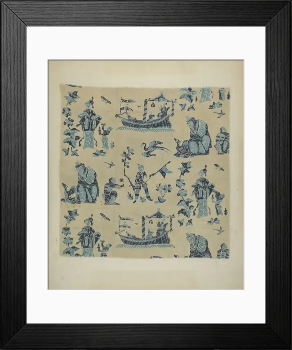 Framed Print : Printed Cotton, c. 1941. Creator: Ernest Capaldo Framed Print : Printed Cotton, c. 1941. Creator: Ernest Capaldo