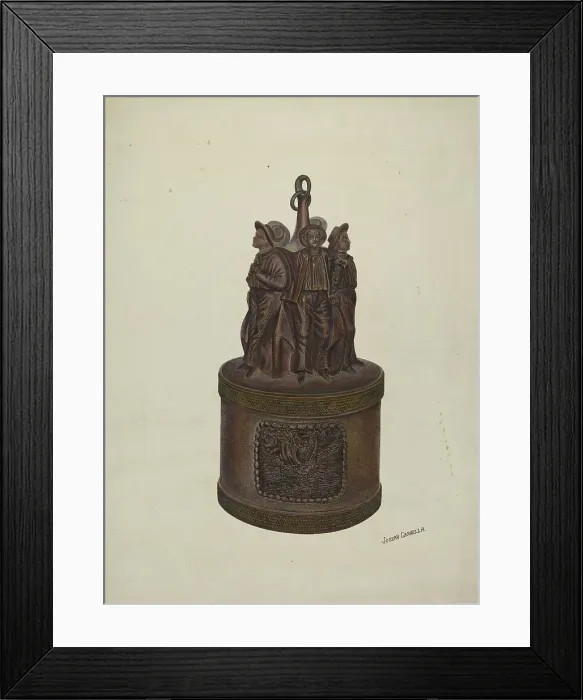 Framed Print : Tobacco Jar, 1935 / 1942. Creator: Joseph Cannella Framed Print : Tobacco Jar, 1935 / 1942. Creator: Joseph Cannella