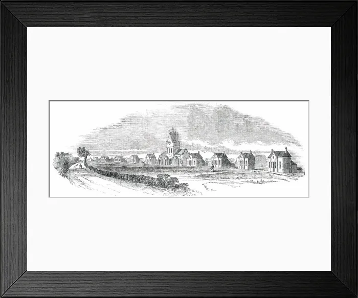 Framed Print : Minster Lovel, Oxfordshire, 1850. Creator: Unknown Framed Print : Minster Lovel, Oxfordshire, 1850. Creator: Unknown