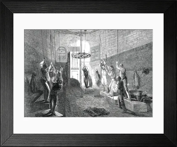 Framed Print : The Bow-Bell Peal on Christmas Eve, 1850. Creator: Unknown Framed Print : The Bow-Bell Peal on Christmas Eve, 1850. Creator: Unknown
