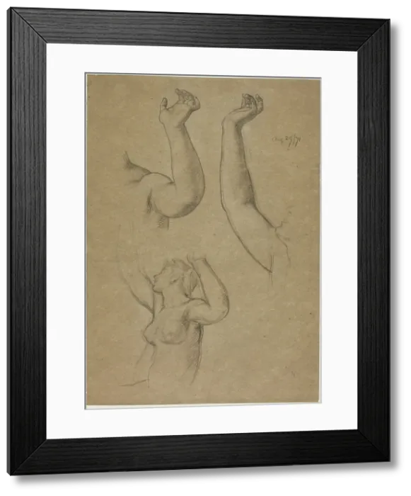Framed Print : Study for The Festival, 1871. Creator: Edward John Poynter Framed Print : Study for The Festival, 1871. Creator: Edward John Poynter