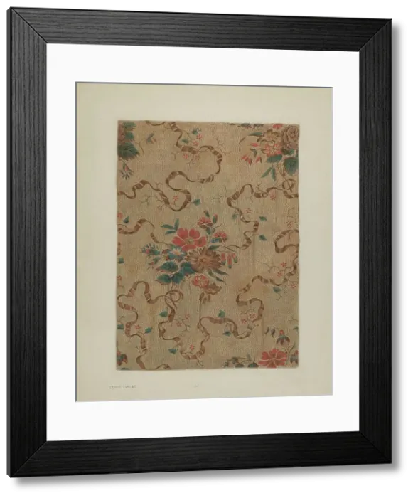 Framed Print : Printed Cotton, c. 1940. Creator: Ernest Capaldo Framed Print : Printed Cotton, c. 1940. Creator: Ernest Capaldo