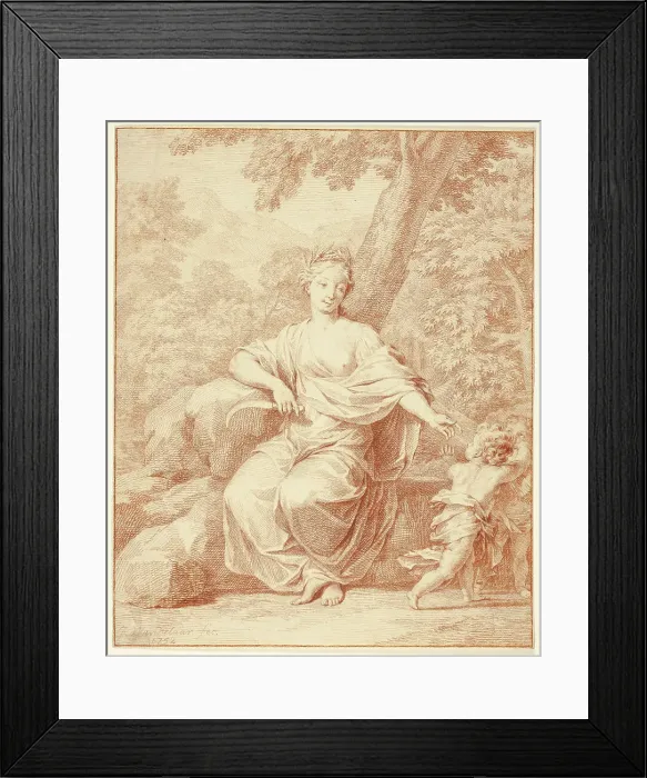 Framed Print : Ceres, 1752. Creator: Jan Wandelaar Framed Print : Ceres, 1752. Creator: Jan Wandelaar