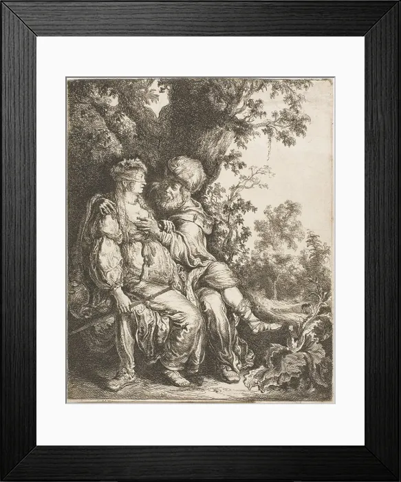 Framed Print : Juda and Thamar, n.d. Creator: Pieter Lastman Framed Print : Juda and Thamar, n.d. Creator: Pieter Lastman