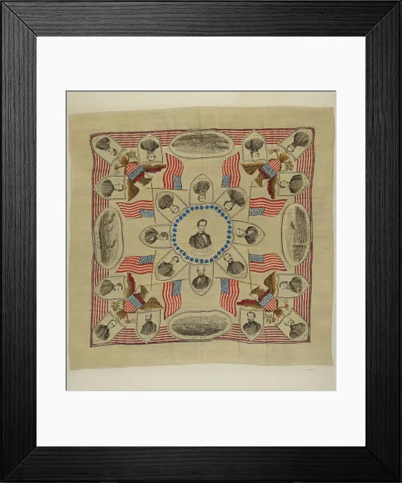 Framed Print : Historical Textile, c. 1940. Creator: Ernest Capaldo Framed Print : Historical Textile, c. 1940. Creator: Ernest Capaldo