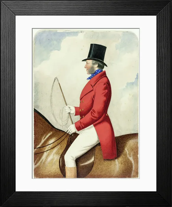 Framed Print : Equestrian Portrait of Lord Simpson, n.d. Creator: Joshua Dighton Framed Print : Equestrian Portrait of Lord Simpson, n.d. Creator: Joshua Dighton