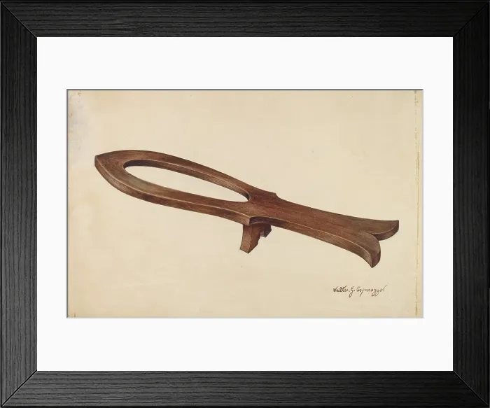 Framed Print : Bootjack, c. 1938. Creator: Walter G. Capuozzo