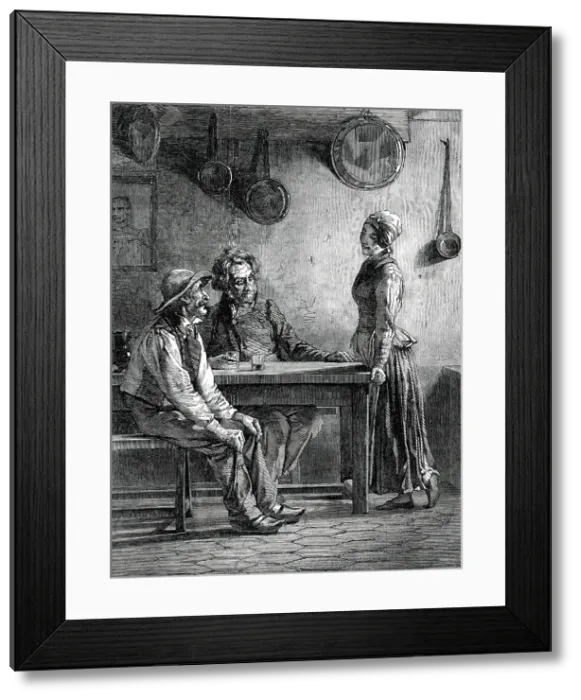 Framed Print : Socialists - painted by E. Armitage, 1850. Creator: Unknown Framed Print : Socialists - painted by E. Armitage, 1850. Creator: Unknown