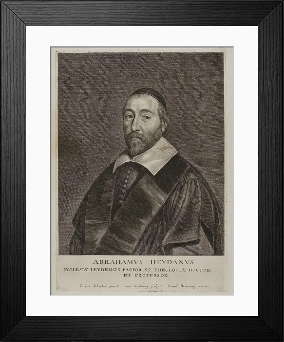 Framed Print : Abraham Heydan, n.d. Creator: Jonas Suyderhoef Framed Print : Abraham Heydan, n.d. Creator: Jonas Suyderhoef