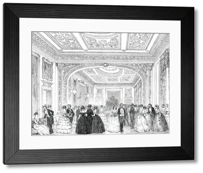 Framed Print : Grand Ball at Devonshire House, on Tuesday, 1850. Creator: Unknown Framed Print : Grand Ball at Devonshire House, on Tuesday, 1850. Creator: Unknown