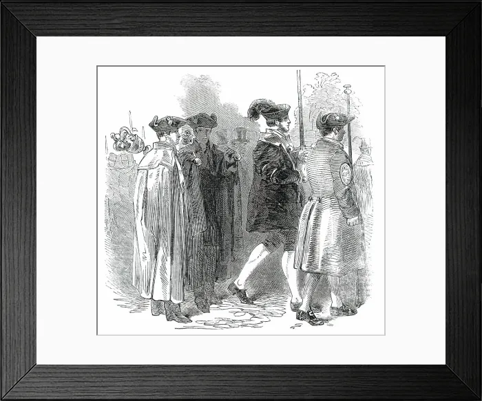 Framed Print : Lichfield Greenhill Bower - Sergeants at Mace, Sword Bearer, Crier, 1850. Creator: Unknown. Lichfield Greenhill Bower - Sergeants at Mace, Sword Bearer, Crier, 1850. Creator: Unknown Framed Print : Lichfield Greenhill Bower - Sergeants at Mace, Sword Bearer, Crier, 1850. Creator: Unknown. Lichfield Greenhill Bower - Sergeants at Mace, Sword Bearer, Crier, 1850. Creator: Unknown
