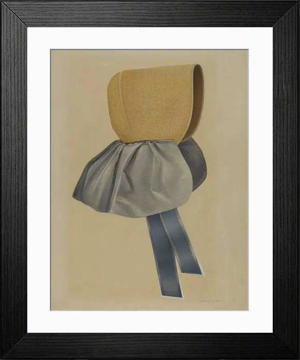 Framed Print : Bonnet, 1935 / 1942. Creator: Orville A. Carroll Framed Print : Bonnet, 1935 / 1942. Creator: Orville A. Carroll