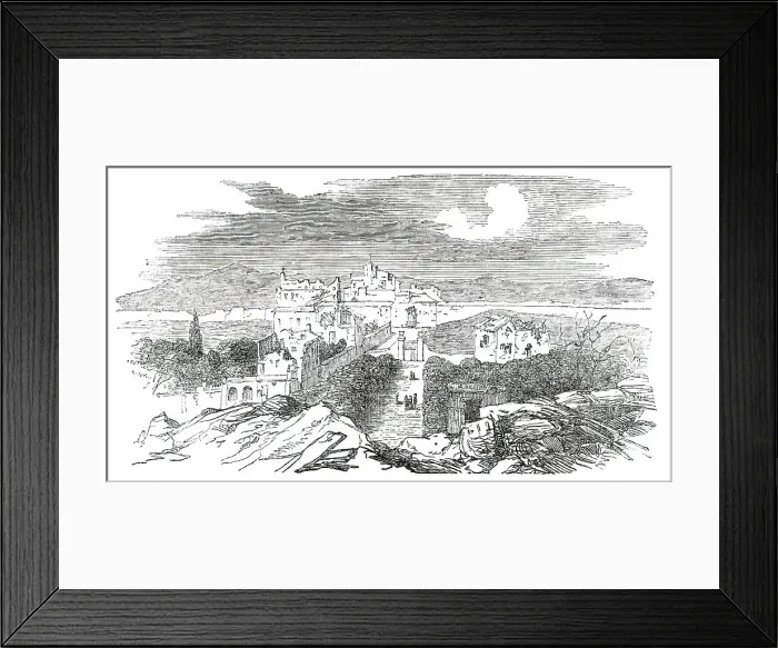 Framed Print : Porta San Pancrazio - Rome, 1850. Creator: Unknown Framed Print : Porta San Pancrazio - Rome, 1850. Creator: Unknown