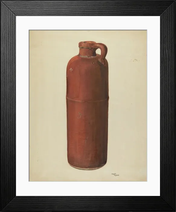 Framed Print : Zoar Jug, c. 1938. Creator: Angelo Bulone Framed Print : Zoar Jug, c. 1938. Creator: Angelo Bulone