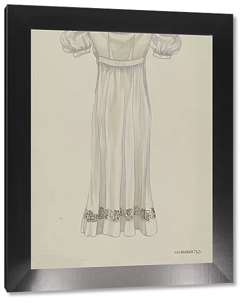Day Dress, 1937. Creator: Irene M. Burge