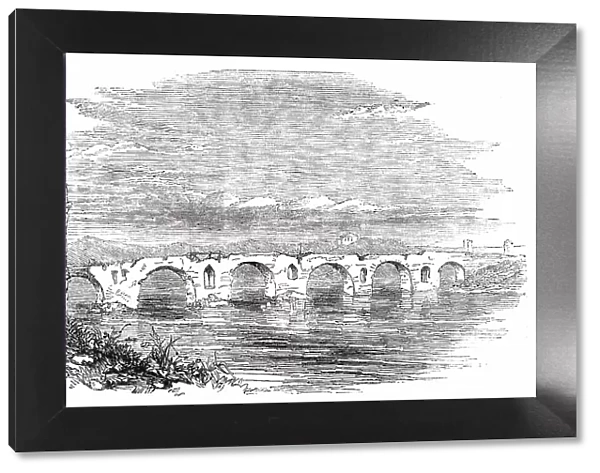 Ponte Molle - Rome, 1850. Creator: Unknown