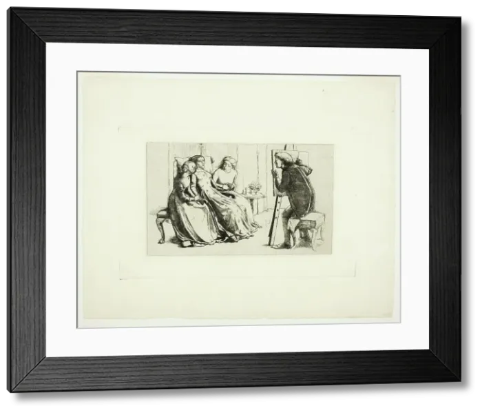 Framed Print : Saint Agnes of Intercession, 1850. Creator: John Everett Millais Framed Print : Saint Agnes of Intercession, 1850. Creator: John Everett Millais