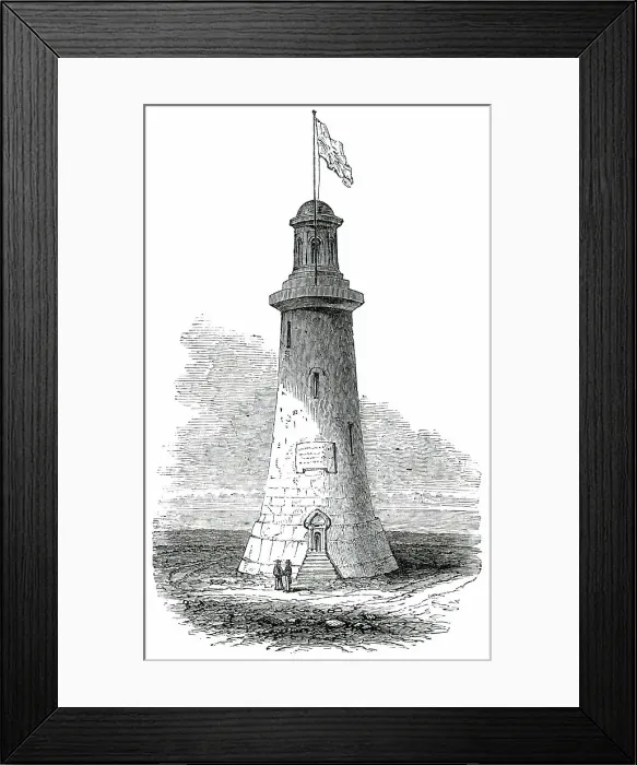 Framed Print : Memorial to Sir John Barrow, Bart. 1850. Creator: Unknown Framed Print : Memorial to Sir John Barrow, Bart. 1850. Creator: Unknown