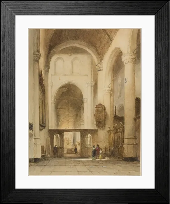 Framed Print : Church Interior, n.d. Creator: Johannes Bosboom Framed Print : Church Interior, n.d. Creator: Johannes Bosboom