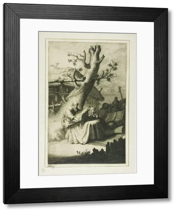 Framed Print : Saint Jerome, c. 1631. Creator: Jan Georg van Vliet Framed Print : Saint Jerome, c. 1631. Creator: Jan Georg van Vliet
