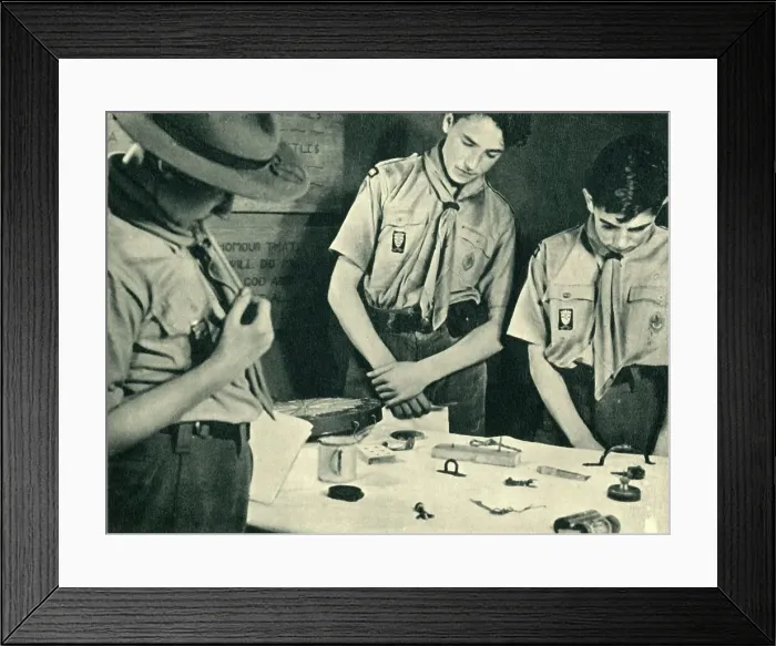 Framed Print : Kim's Game, 1944. Creator: Unknown Framed Print : Kim's Game, 1944. Creator: Unknown