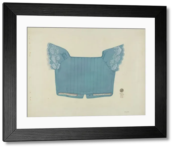Framed Print : Child's Bodice, c. 1940. Creator: Irene M. Burge Framed Print : Child's Bodice, c. 1940. Creator: Irene M. Burge