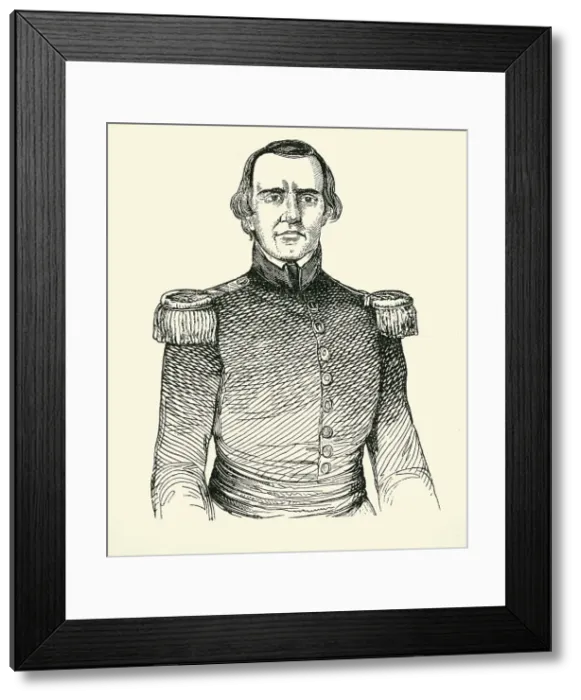 Framed Print : Captain McCulloch, 1849. Creator: Unknown Framed Print : Captain McCulloch, 1849. Creator: Unknown