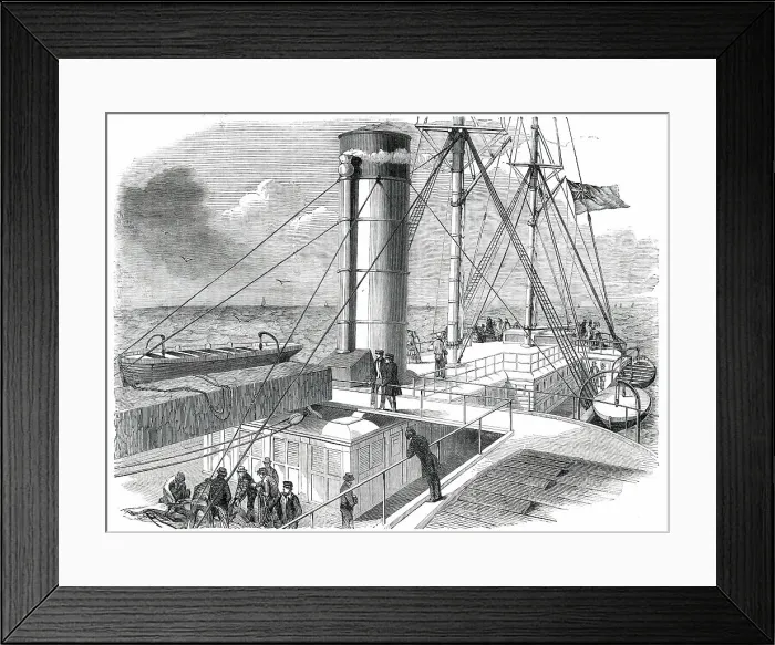 Framed Print : After-Deck of the Asia, 1850. Creator: Smyth. After-Deck of the Asia, 1850. Creator: Smyth Framed Print : After-Deck of the Asia, 1850. Creator: Smyth. After-Deck of the Asia, 1850. Creator: Smyth