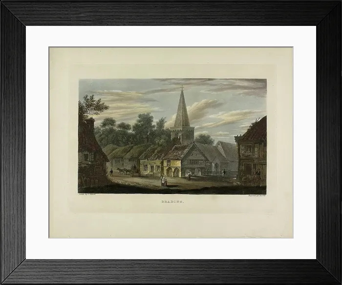 Framed Print : Brading, c. 1794. Creator: Piercy Roberts Framed Print : Brading, c. 1794. Creator: Piercy Roberts