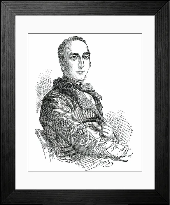 Framed Print : The New President of the Royal Academy - C. L. Eastlake, Esq. 1850. Creator: Unknown Framed Print : The New President of the Royal Academy - C. L. Eastlake, Esq. 1850. Creator: Unknown